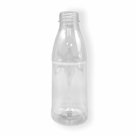 Бутылка 0,45л D-38мм Milk прозрачная 250шт/упак Бутылка 0,45л D-38мм Milk прозрачная 250шт/упак