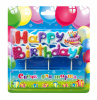 Свеча на шпажках "Happy Birthday"